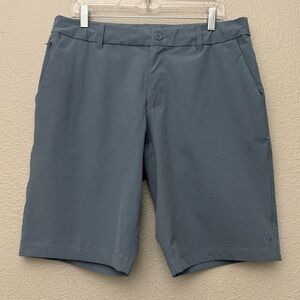 HangTen Shorts Blue Check Print Hybrid Men's Size 34